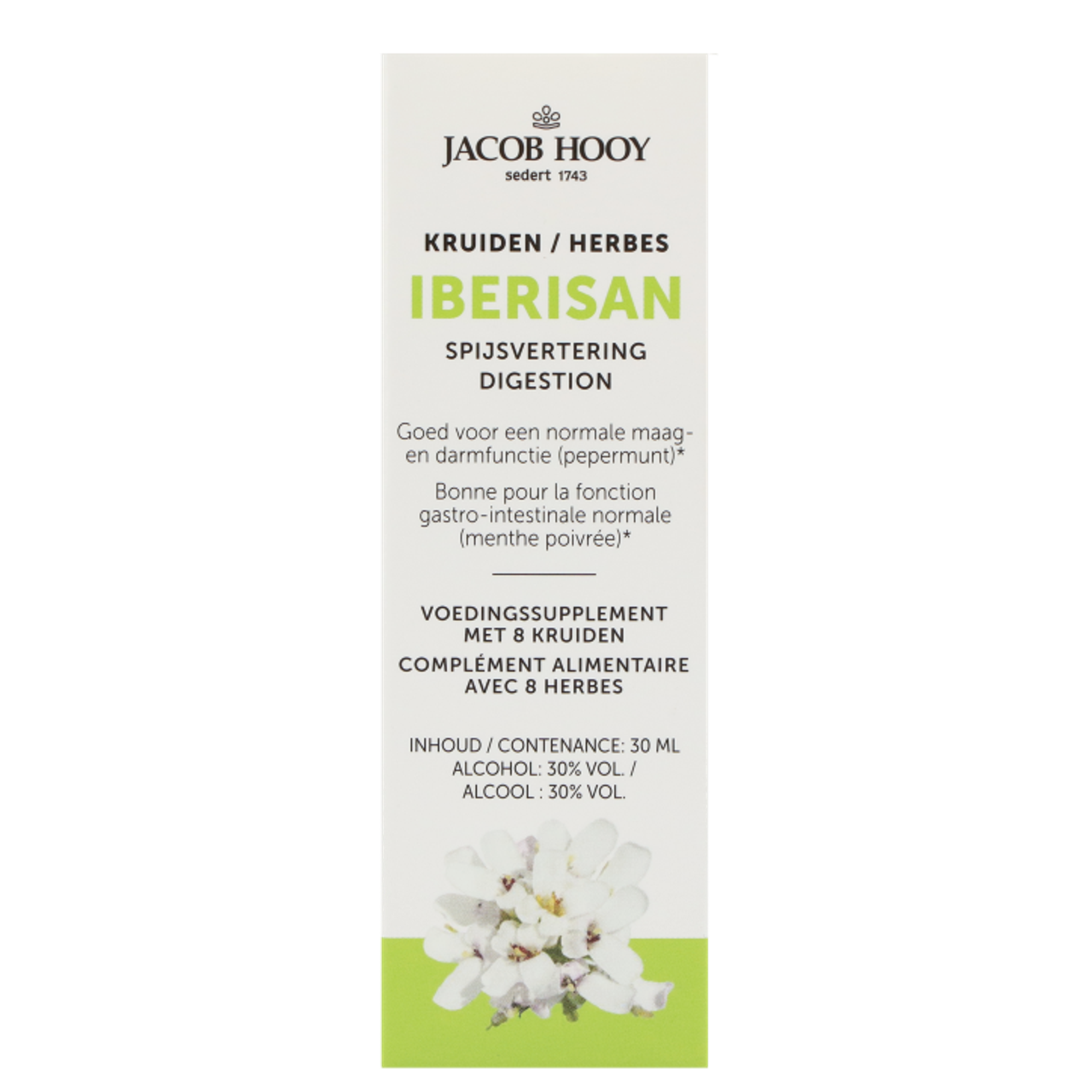 Jacob Hooy IberiSan Spijsvertering Druppels (30ml)