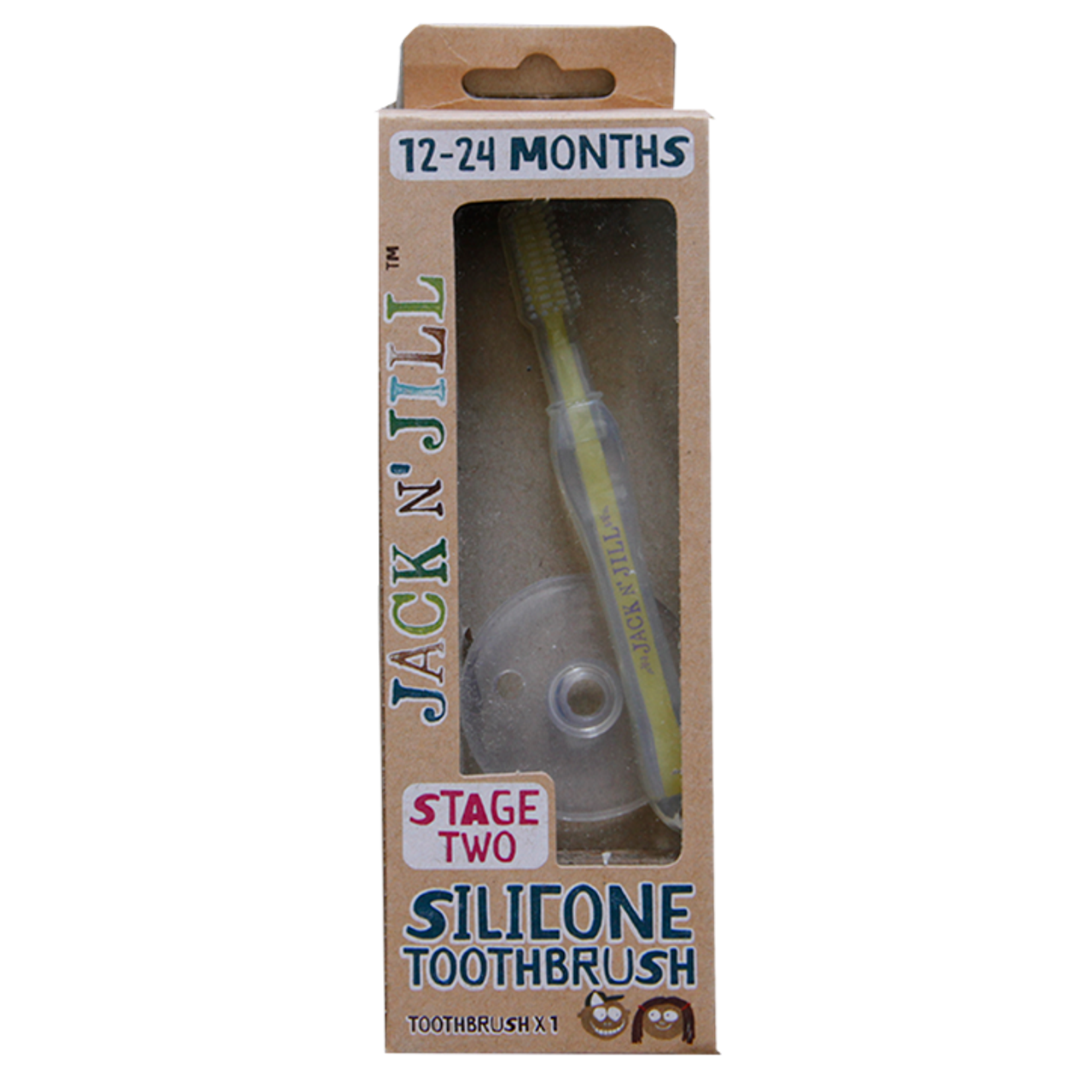 Jack N' Jill Silicone Tandenborstel Baby - 1 stuk