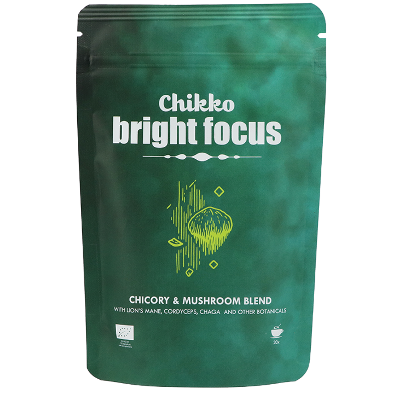Chikko Bright Focus Chicory & Mushroom Blend - 100g