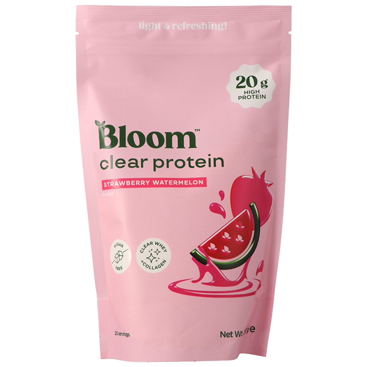 Bloom Clear Protein Collagen Strawberry Watermelon - 250g