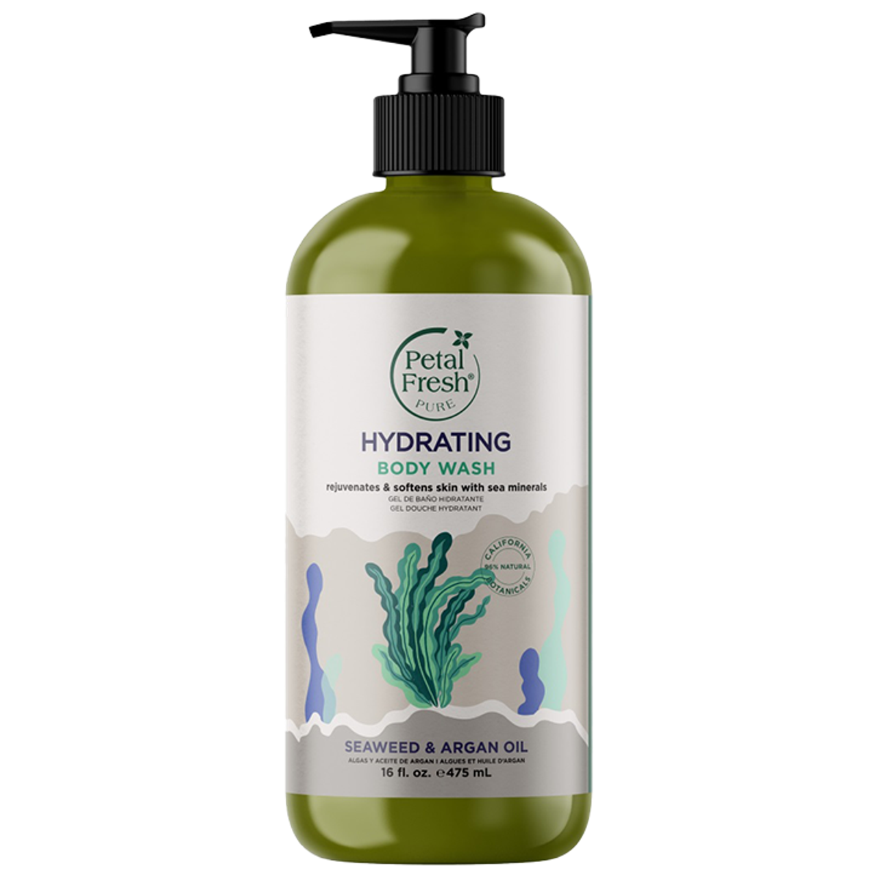 Petal Fresh Hydrating Body Wash Seaweed & Argan Oil - 475ml