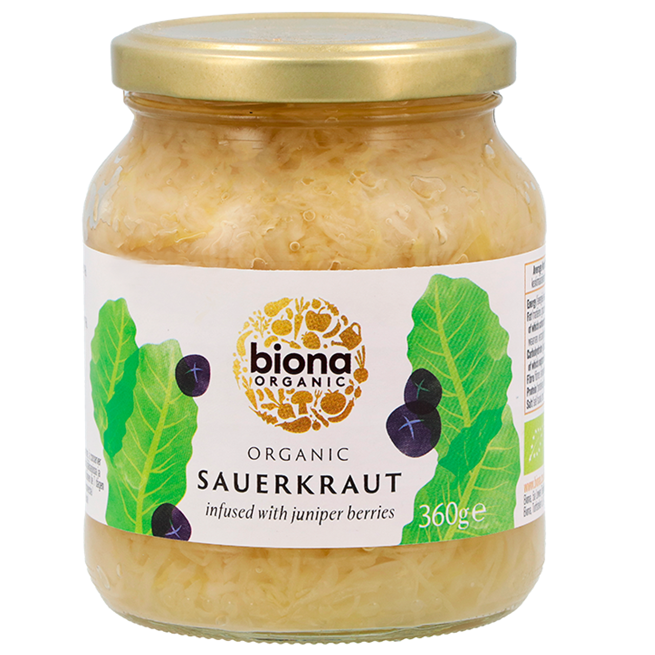 Biona Jeneverbes Zuurkool BIO - 360g