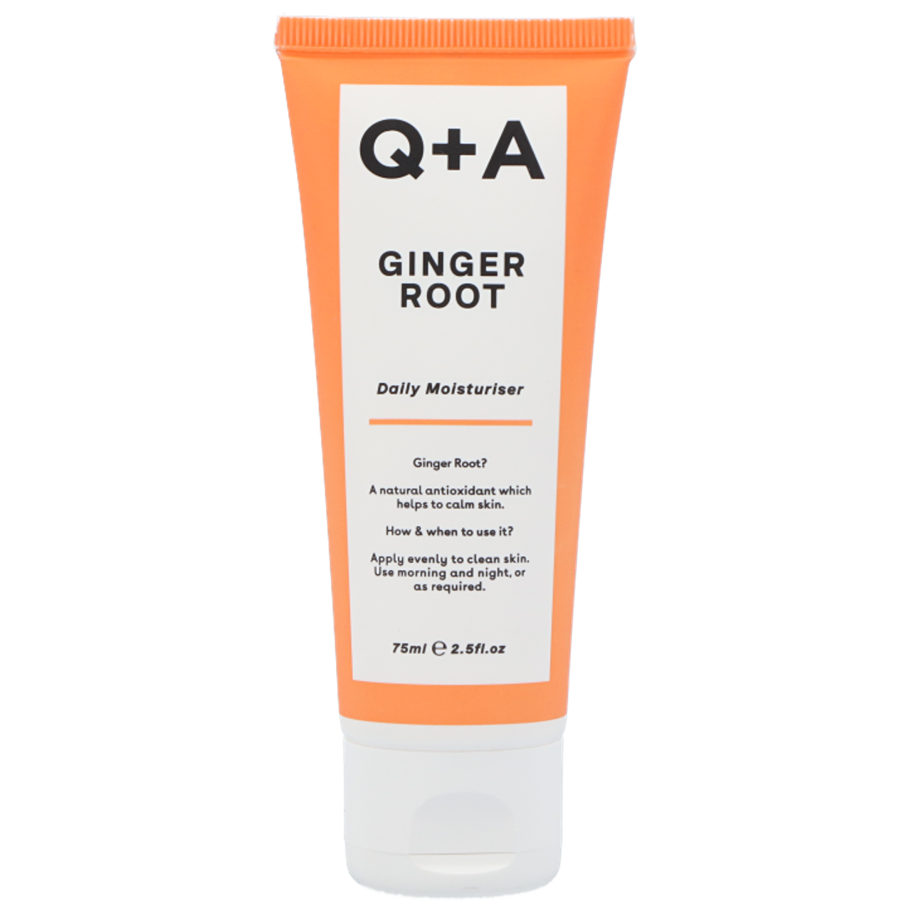 Q+A Ginger Root Daily Moisturiser - 75ml