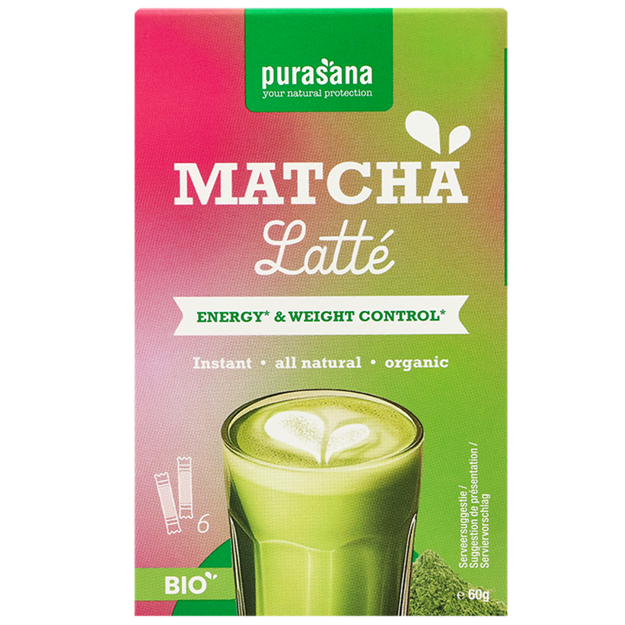 Purasana Matcha Latte - 6 sachets