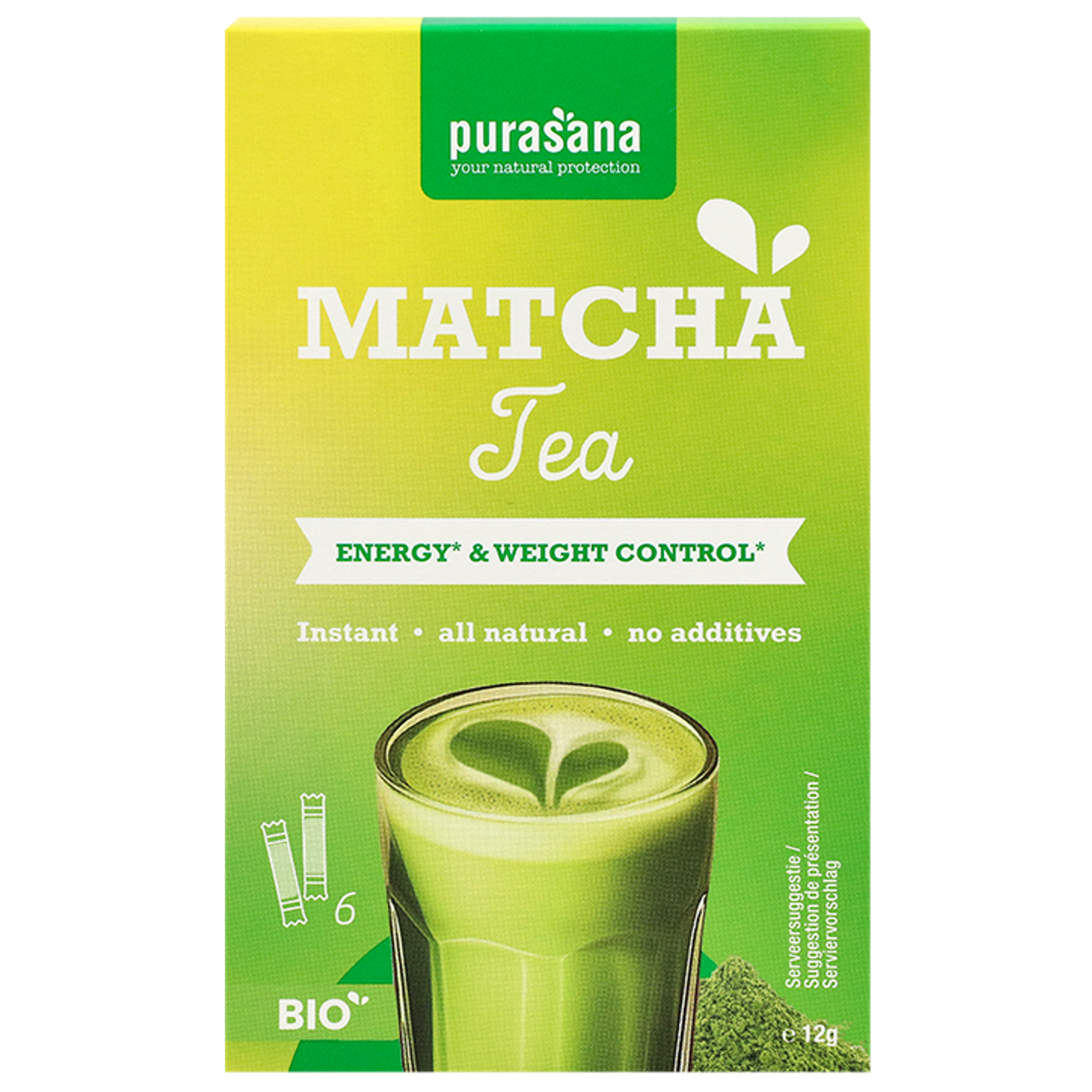 Purasana Matcha Tea - 6 sticks