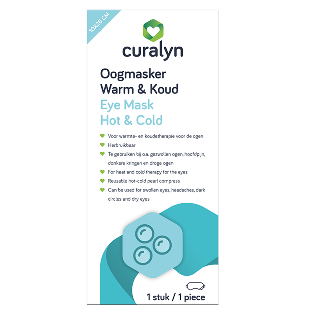Curalyn Oogmasker Warm & Koud - 1 stuk