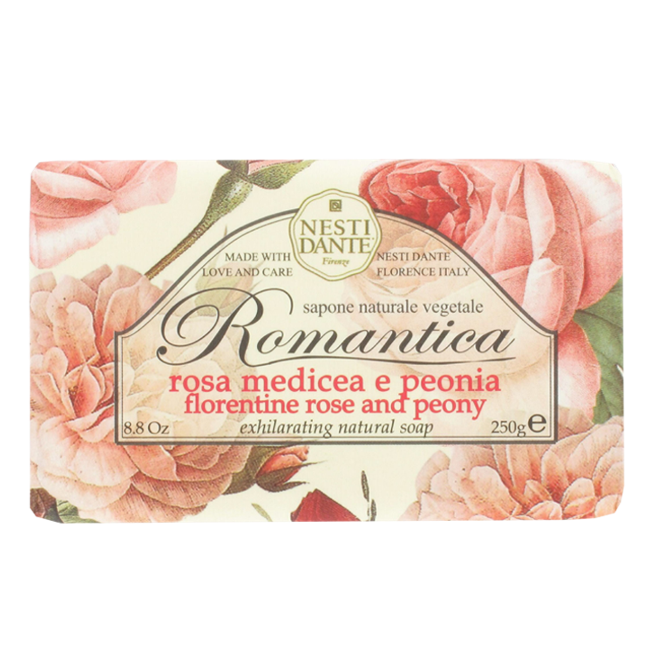 Nesti Dante Romantica Florentine Rose & Peony Soap - 250g