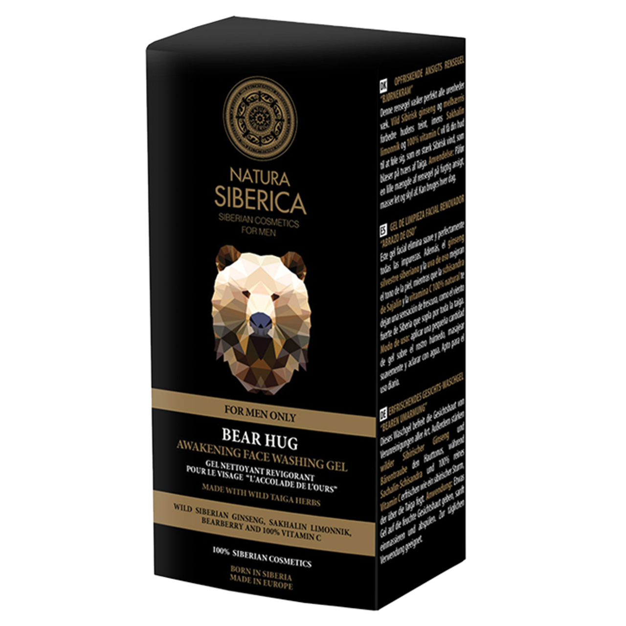 Natura Siberica For Men Awakening Face Washing Gel - 150ml