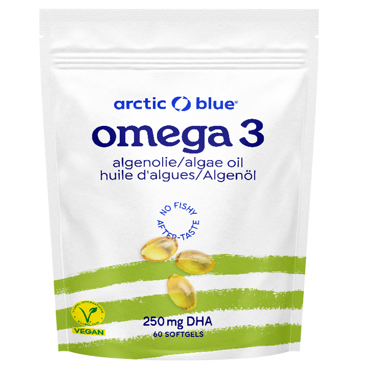 Arctic Blue Vegan Omega 3 Algenolie DHA