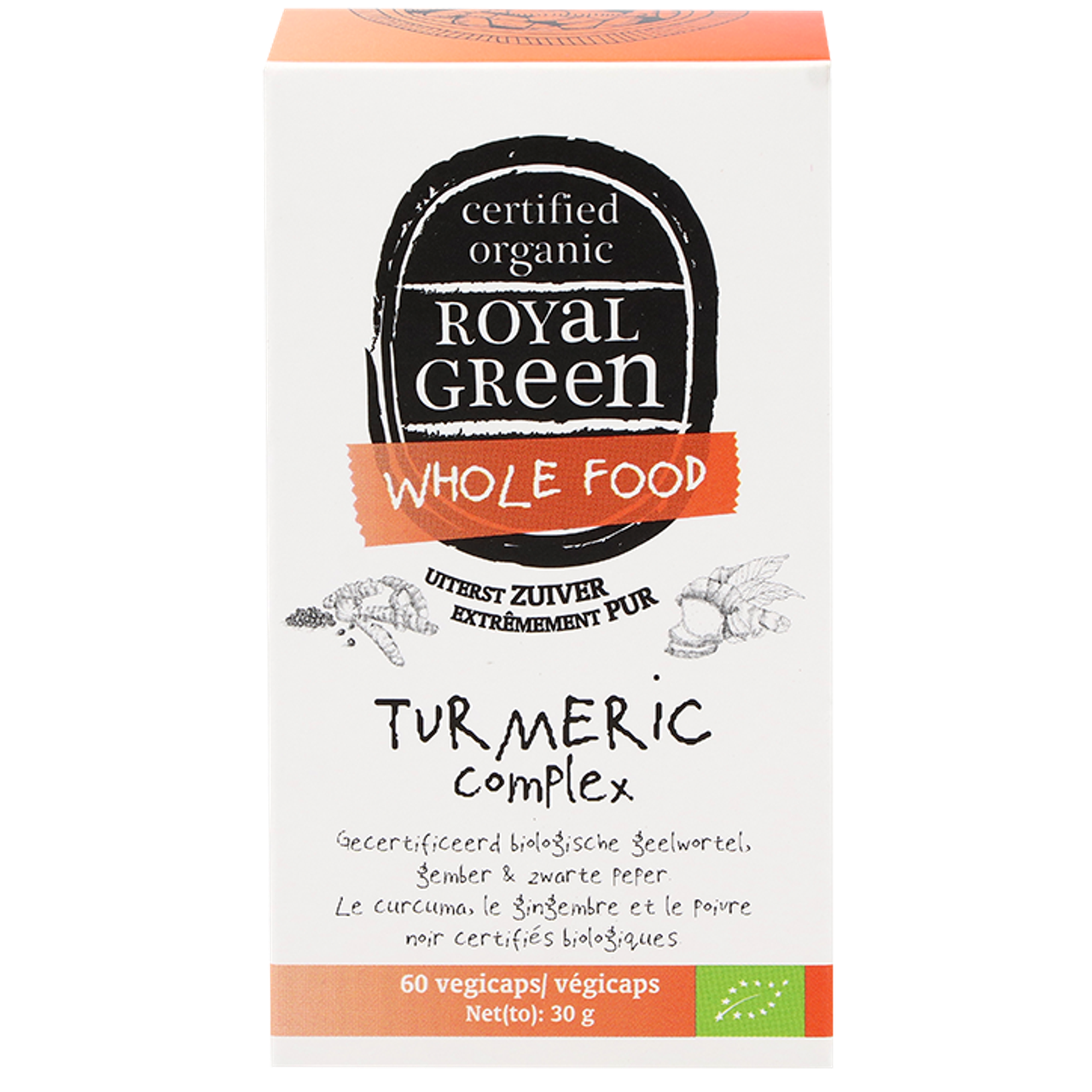 Royal Green Turmeric (Curcuma) Complex - 60 vegicaps