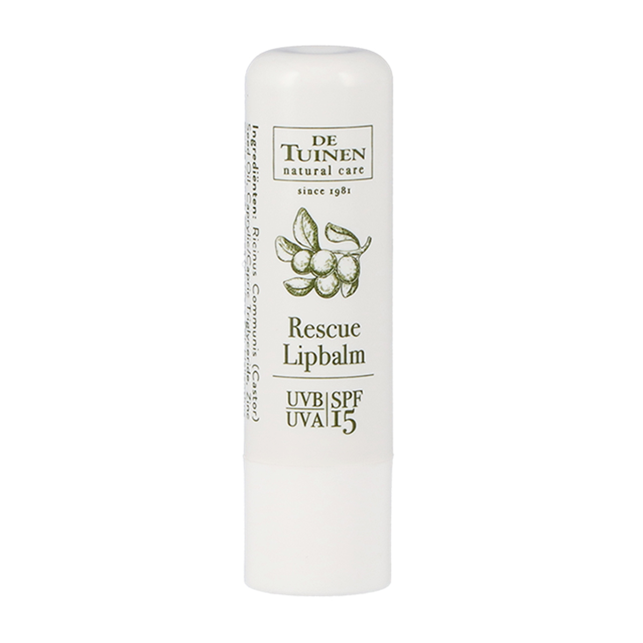 De Tuinen Rescue Lippenbalsem SPF 15 - 4.8g