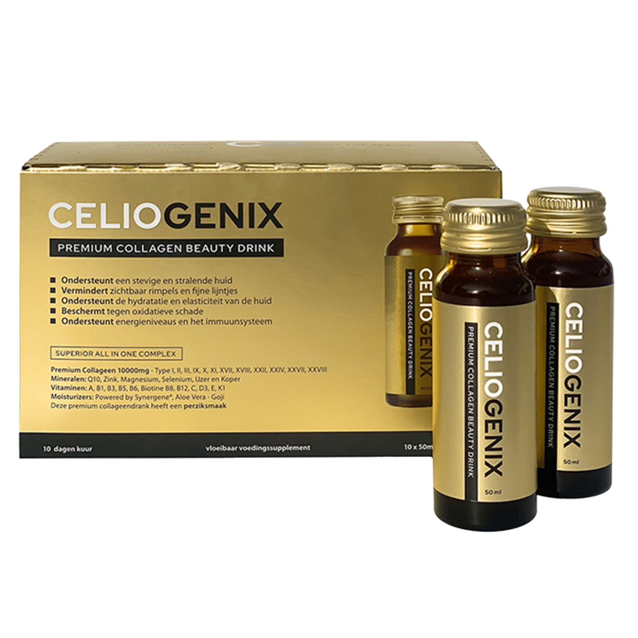 Celiogenix Premium Collagen Beauty Drink - 10 x 50ml