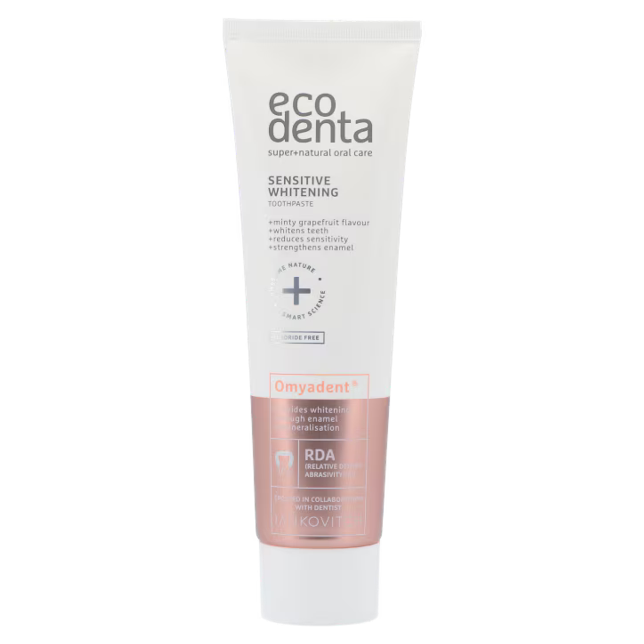 Ecodenta Sensitive Whitening Tandpasta Minty Grapefruit - 100ml