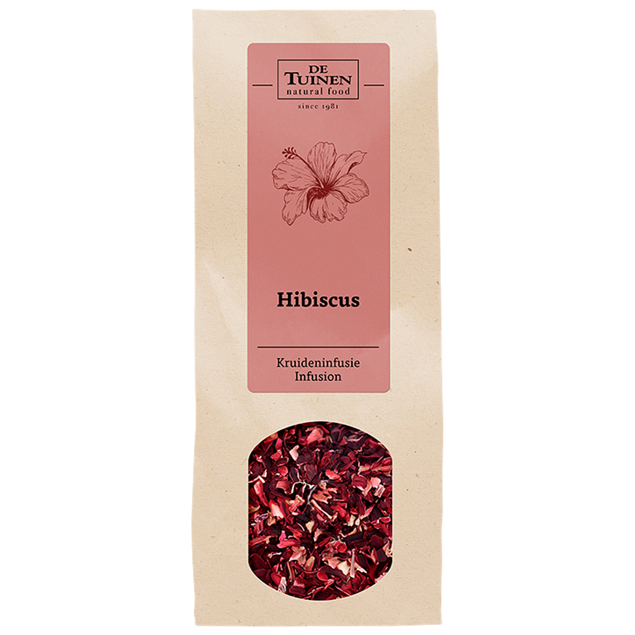 De Tuinen Kruideninfusie Hibiscus - 100g