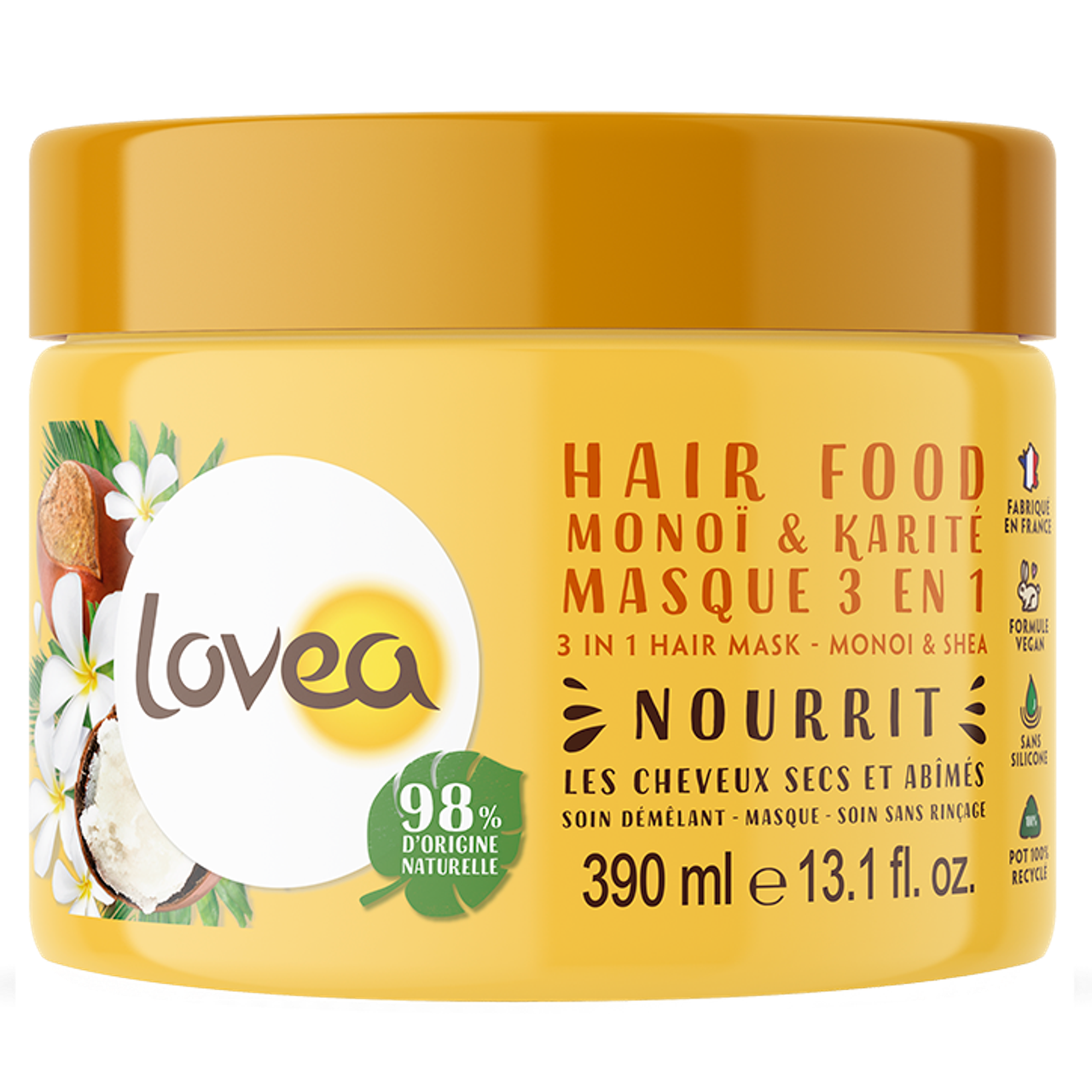Lovea 3 in 1 Hairmask Monoi & Shea - 390ml