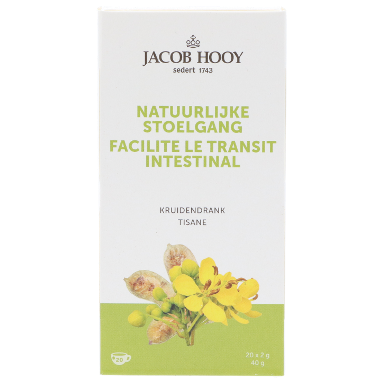 Jacob Hooy Natuurlijke Stoelgang - 20 zakjes