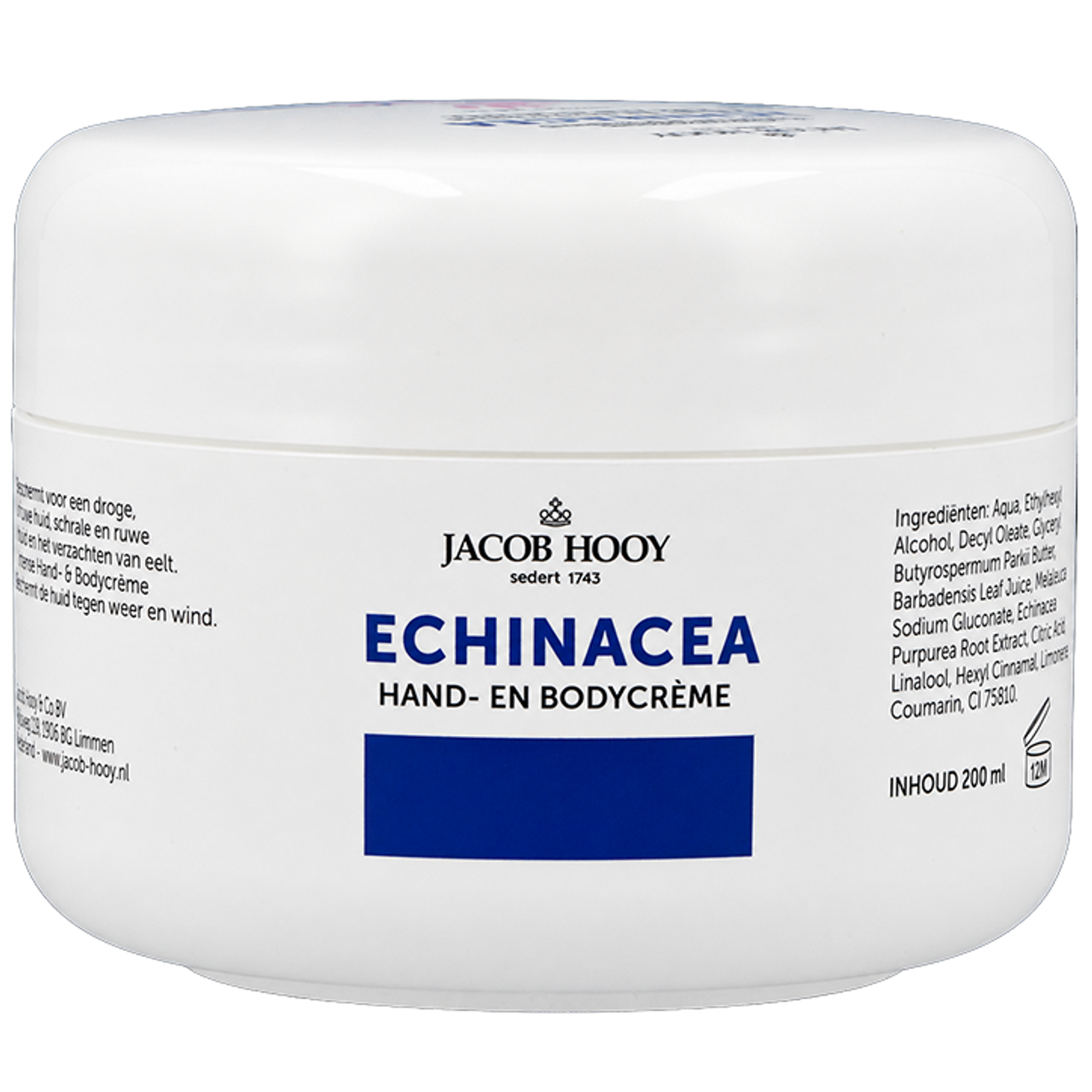 Jacob Hooy Echinacea Hand & Bodycrème - 200ml
