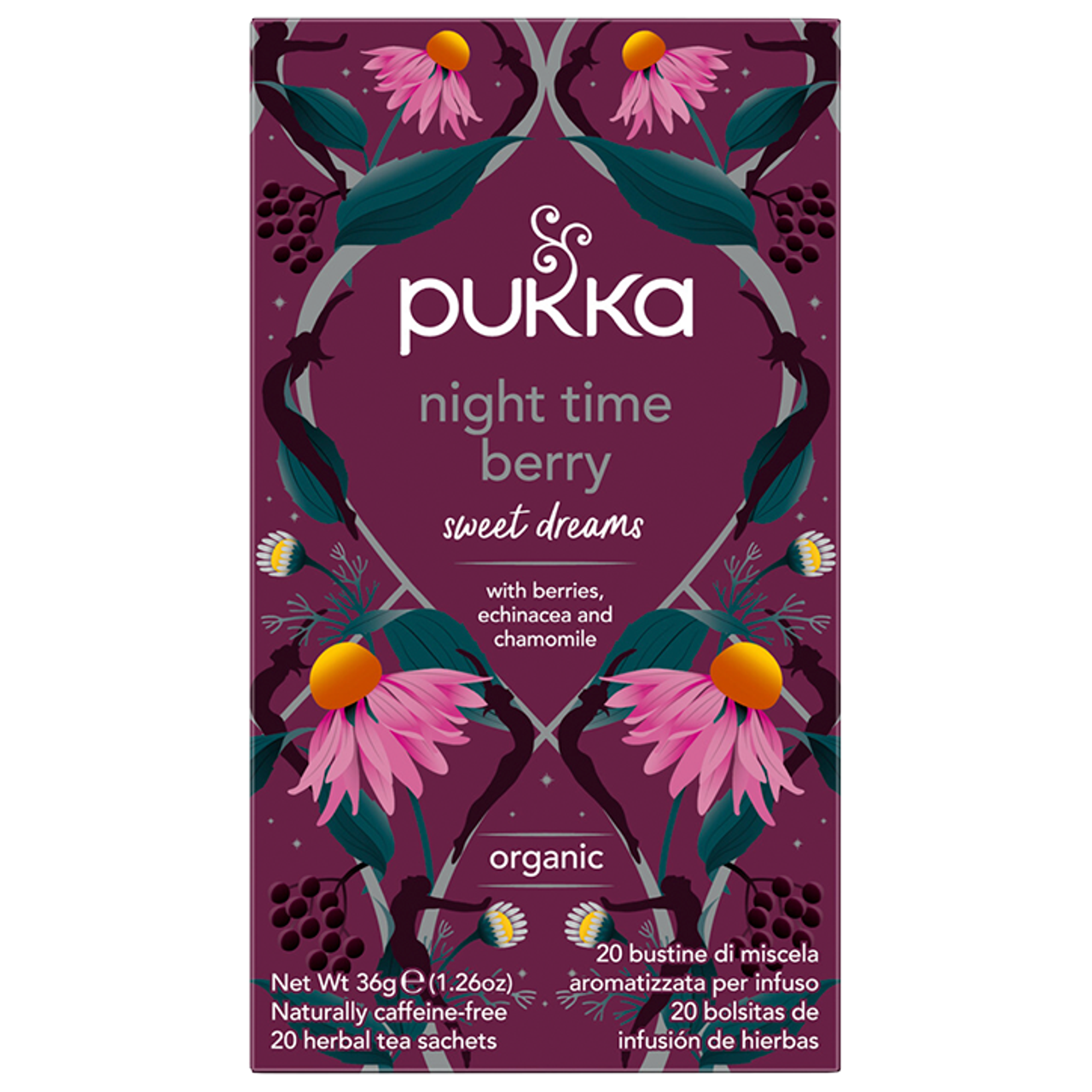 Pukka Night Time Berry Organic BIO - 20 theezakjes
