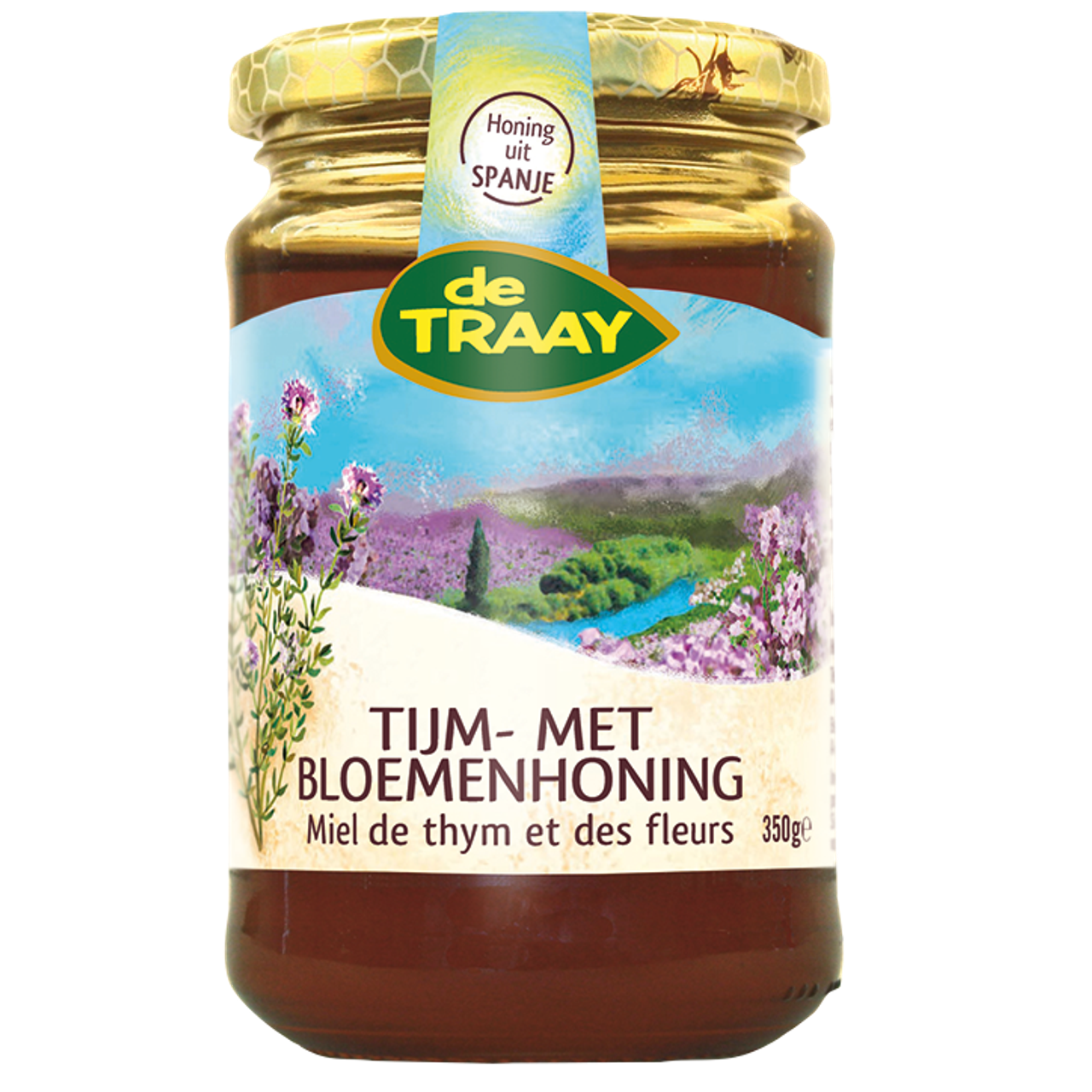 De Traay Imkerij Tijm- met Bloemenhoning - 350g