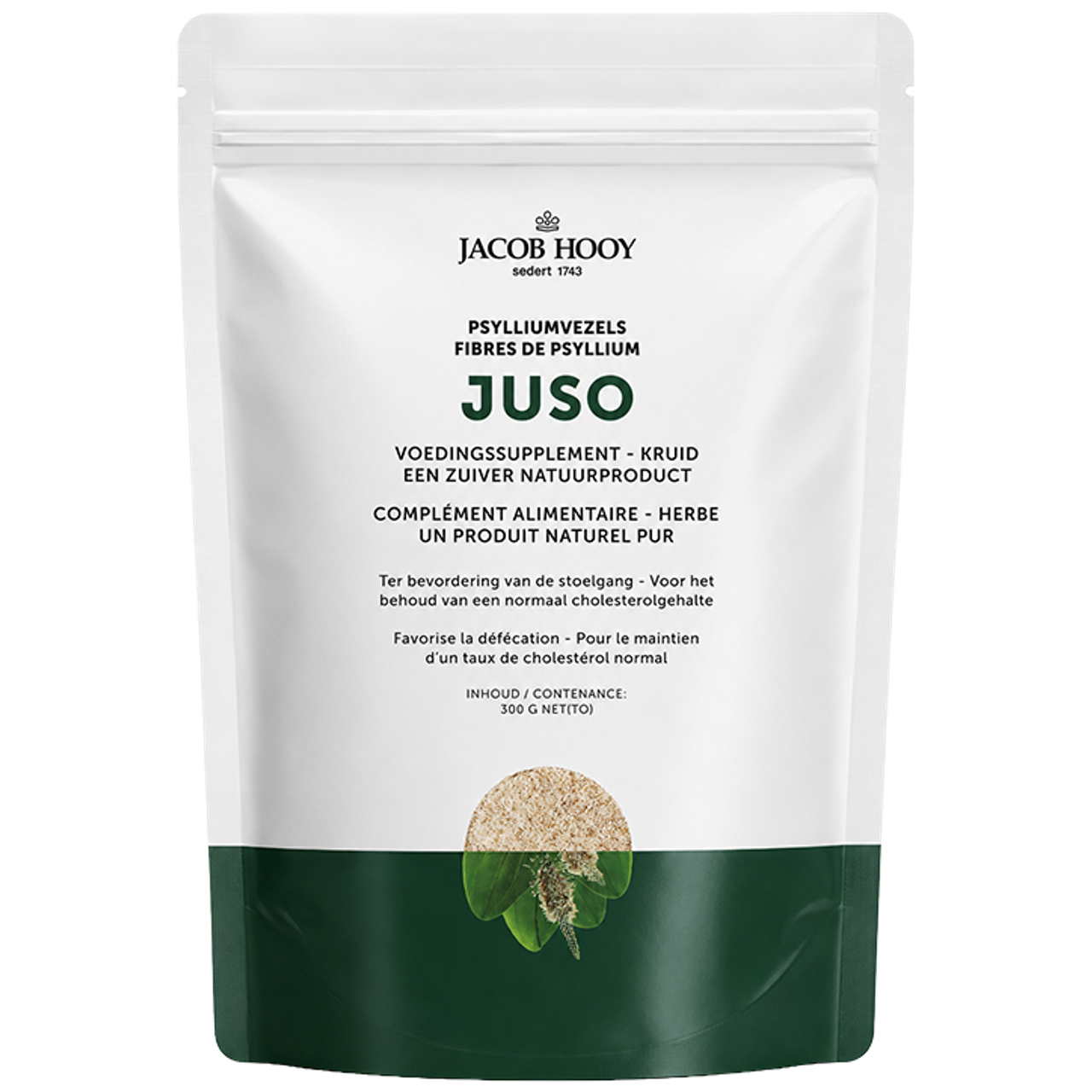 Jacob Hooy Psylliumvezels Juso - 300g