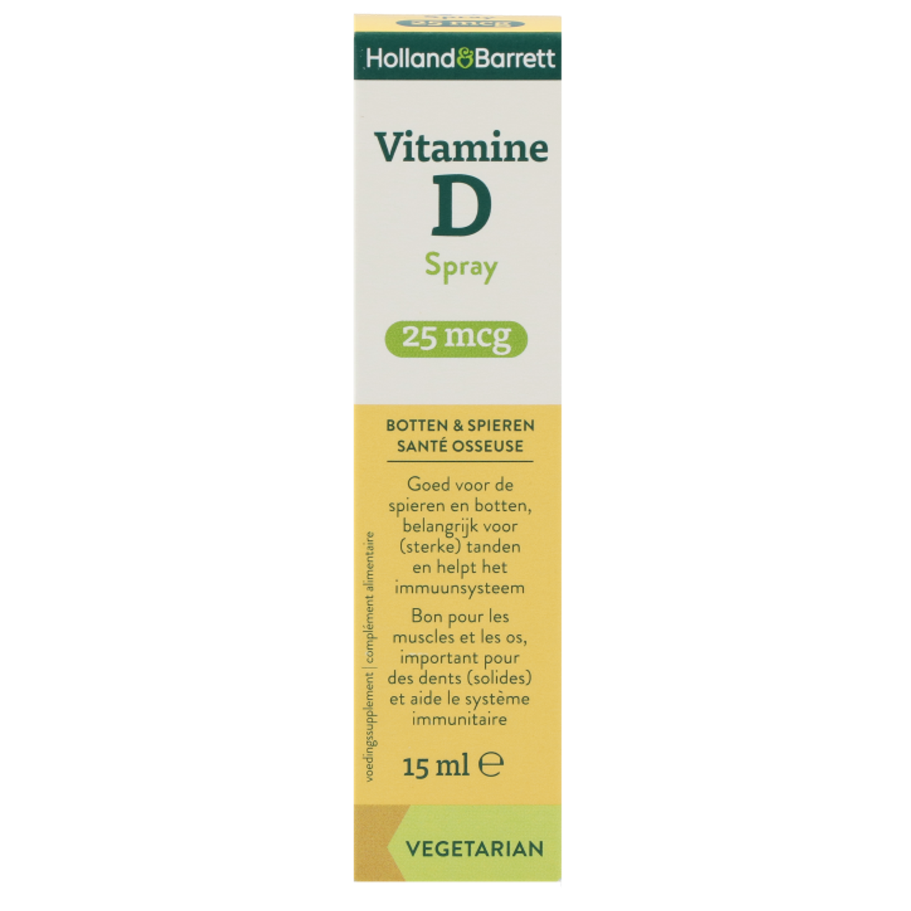 Holland & Barrett Vitamine D Spray 25 mcg - 15ml