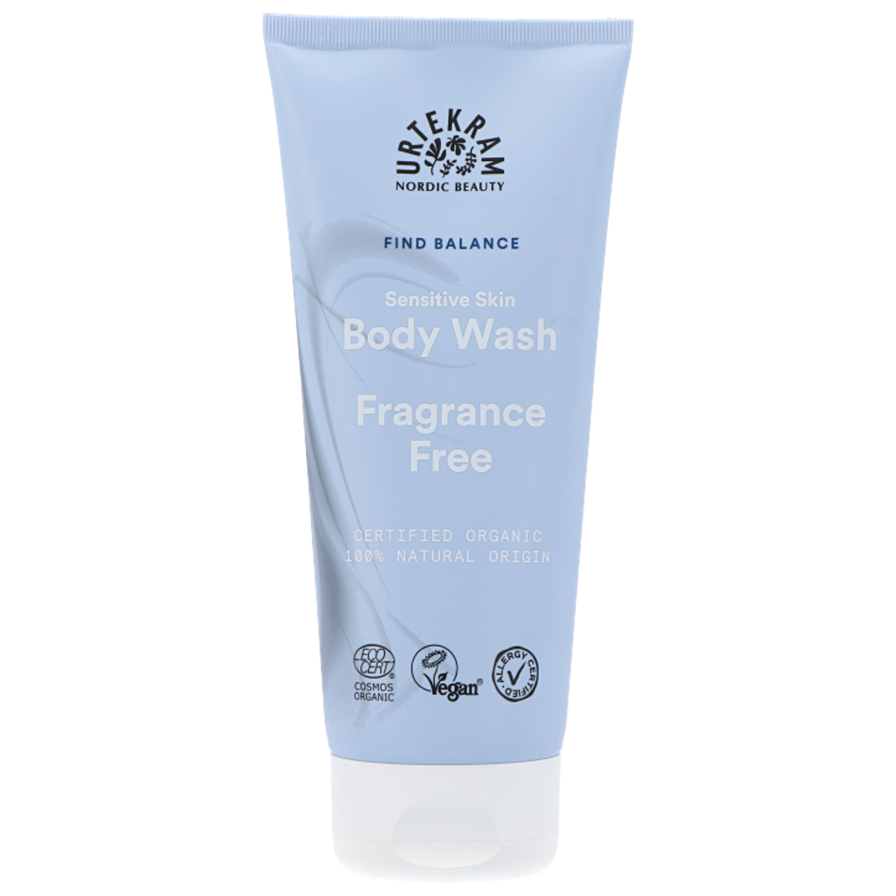 Urtekram Fragrance Free Body Wash - 200ml