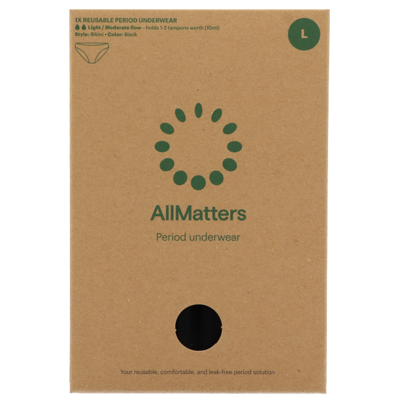 AllMatters Period Underwear - L