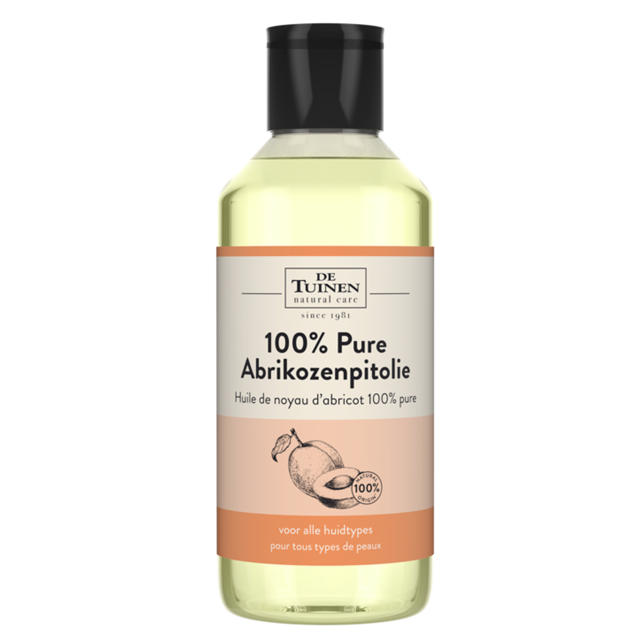 De Tuinen 100% Pure Abrikozenpitolie - 150ml