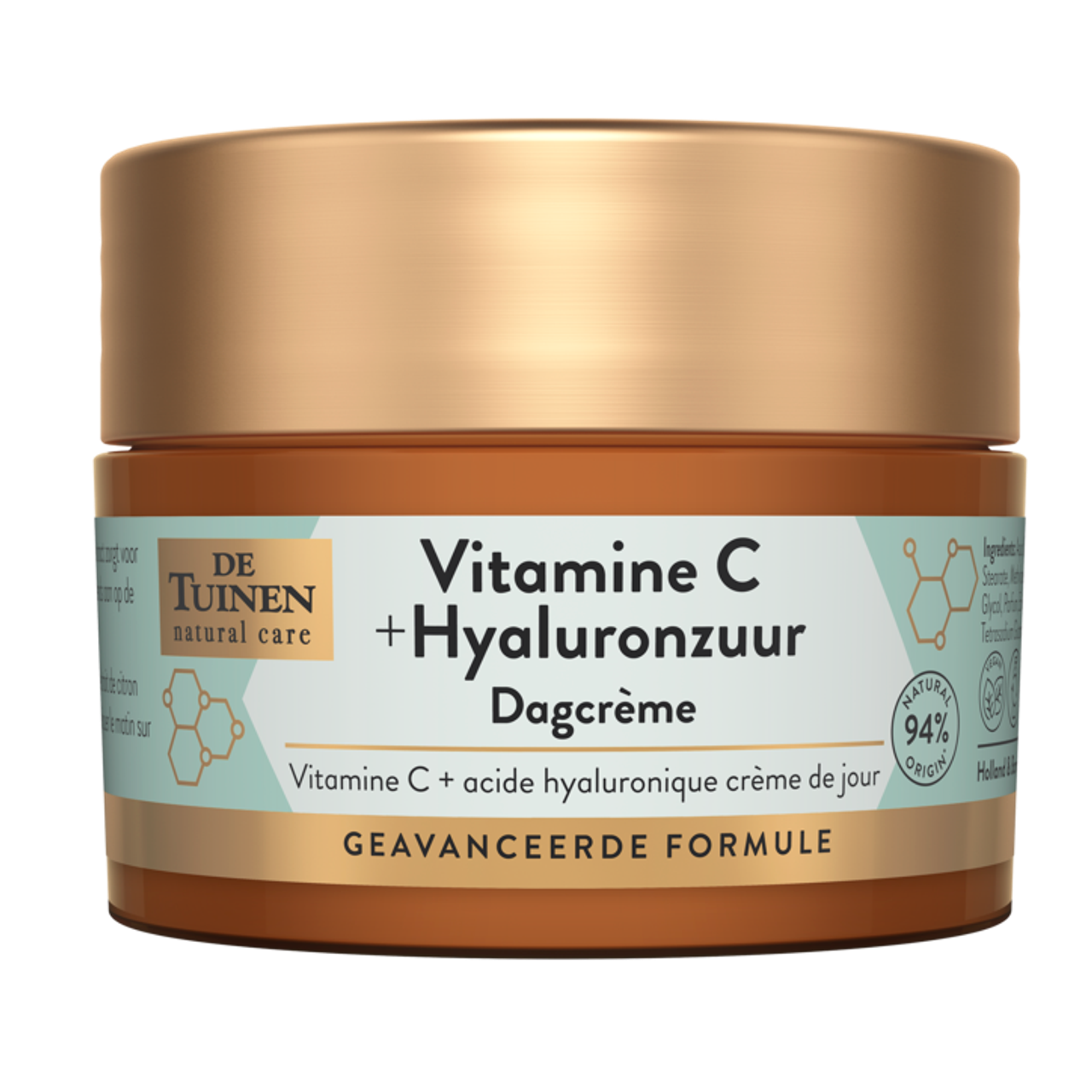 De Tuinen Vitamine C + Hyaluronzuur Dagcrème - 50ml