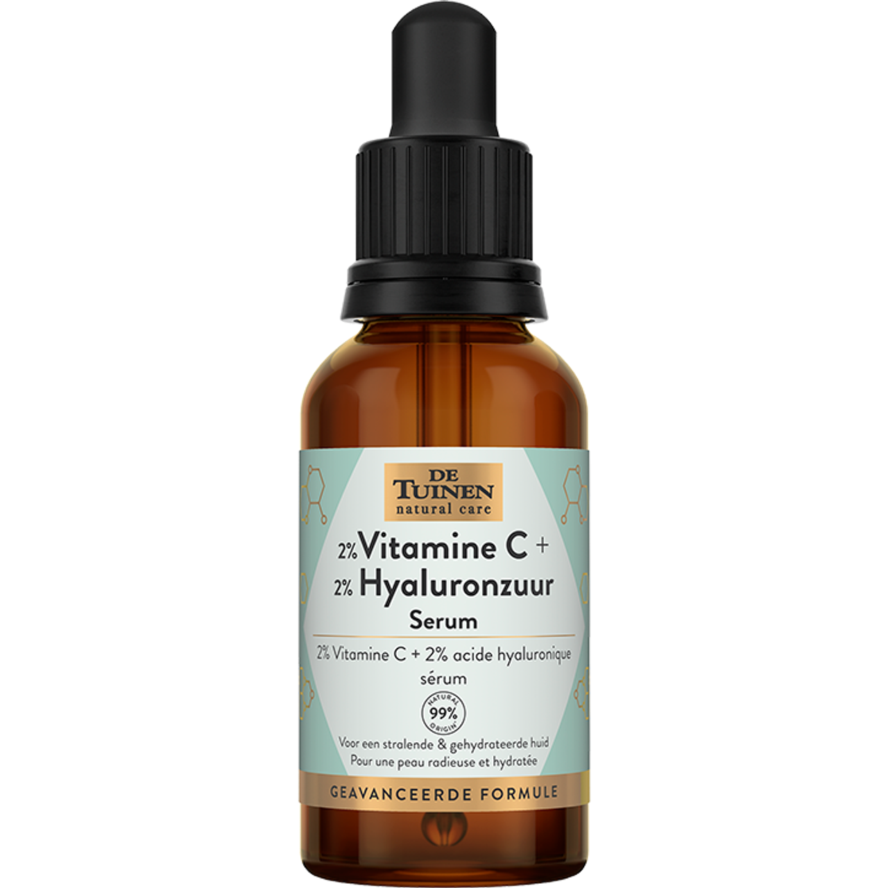 De Tuinen 2% Vitamine C + 2% Hyaluronzuur Serum - 30ml