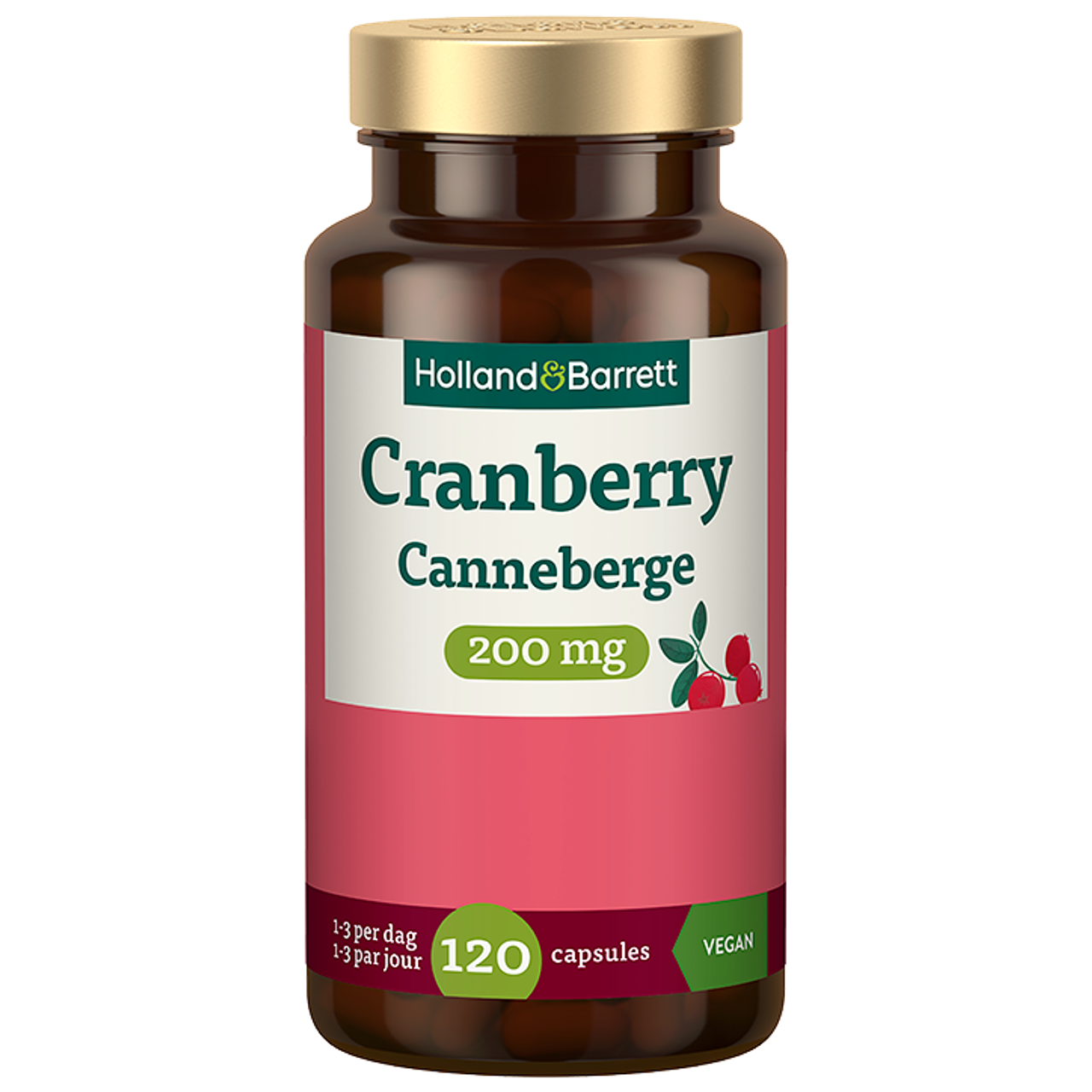 Holland & Barrett Cranberry 200mg - 120 capsules