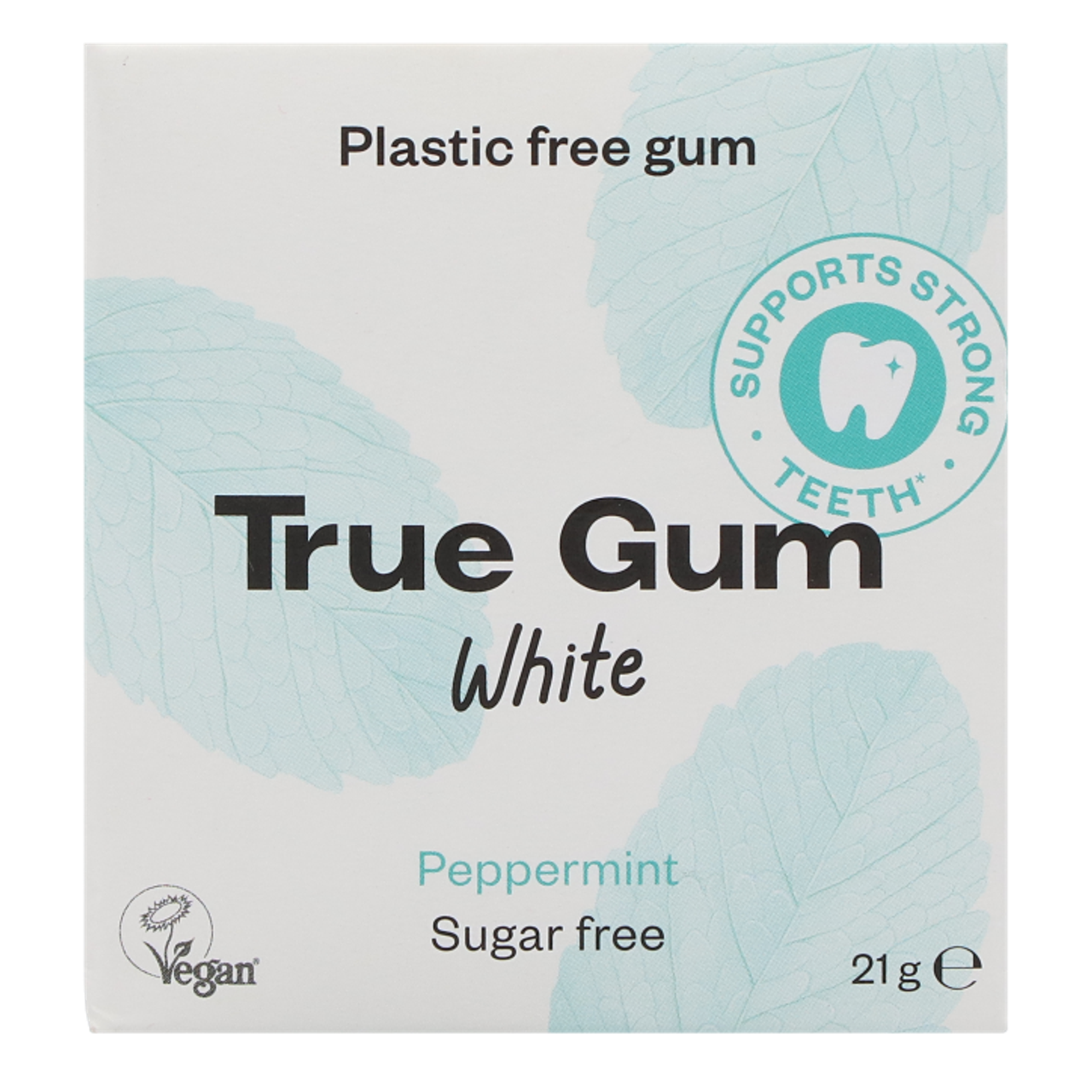 True Gum White Peppermint Kauwgom - 21g