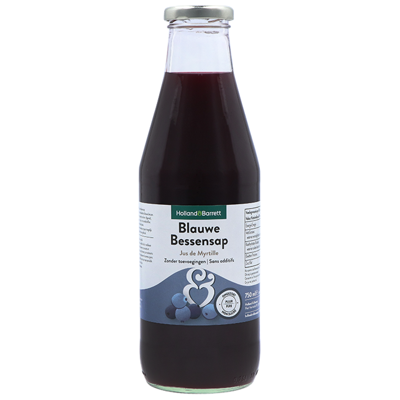 Holland & Barrett Blauwe Bessensap - 750ml