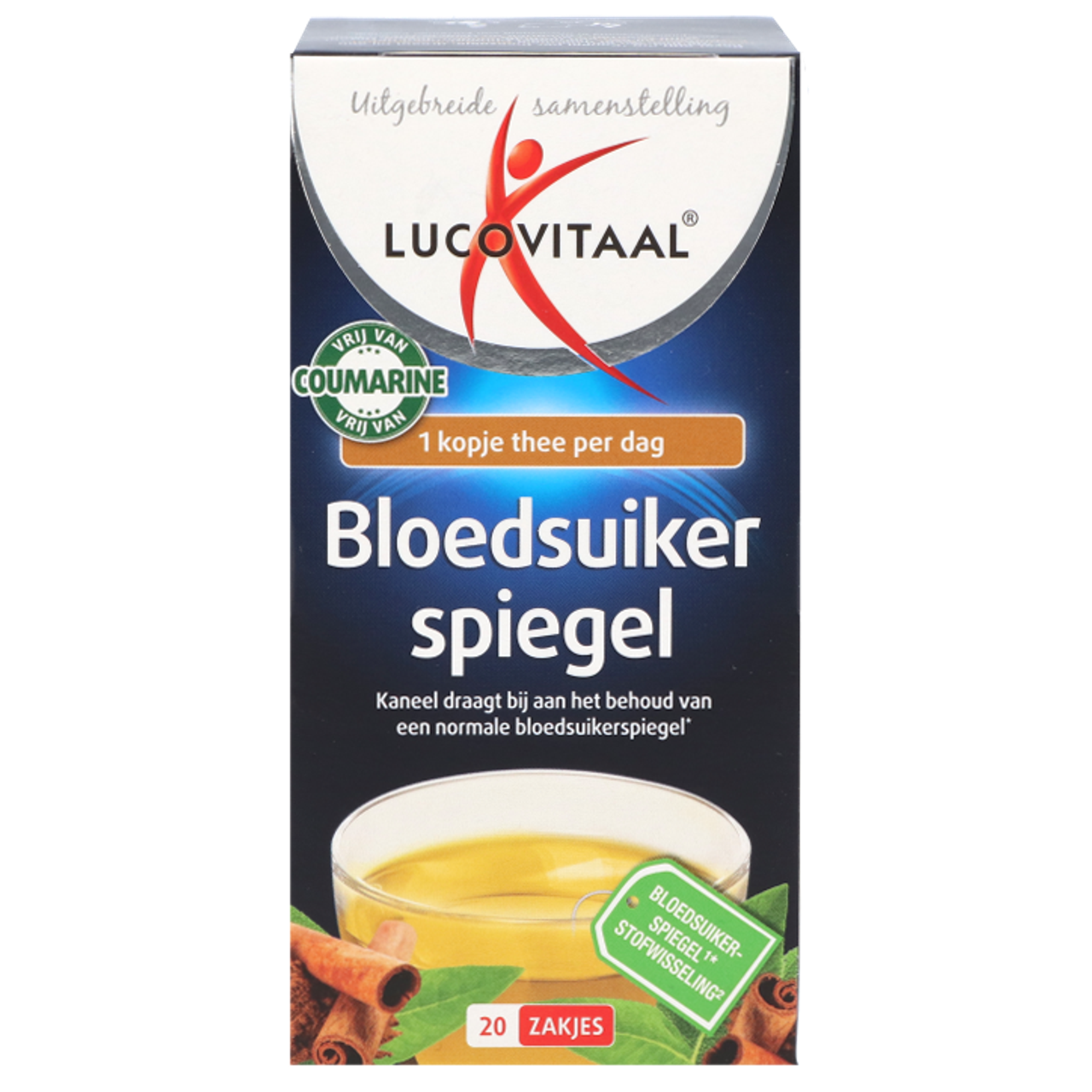 Lucovitaal Bloedsuikerspiegel Thee - 20 zakjes