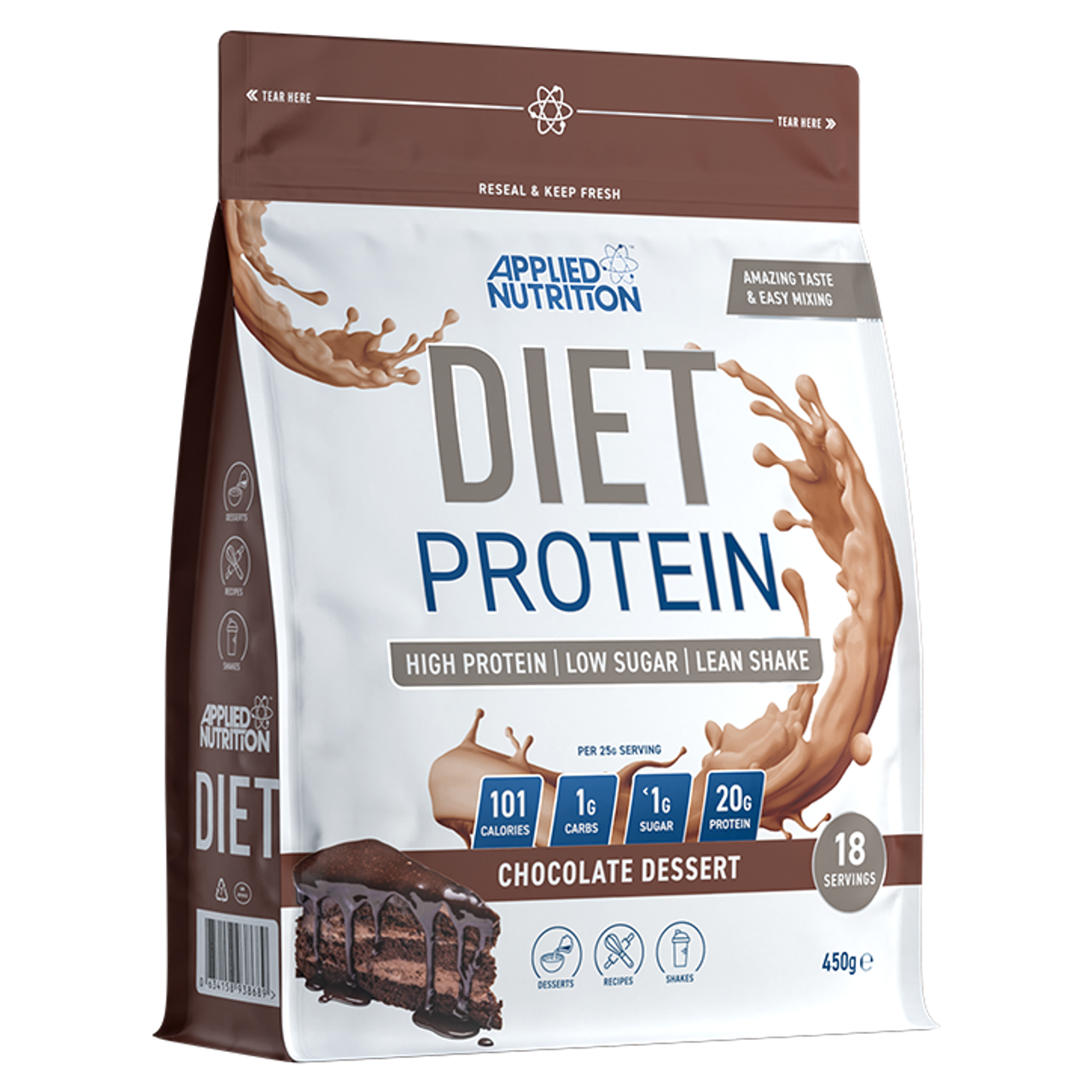 Applied Nutrition Dieet Protein Chocoladedessert - 450 g