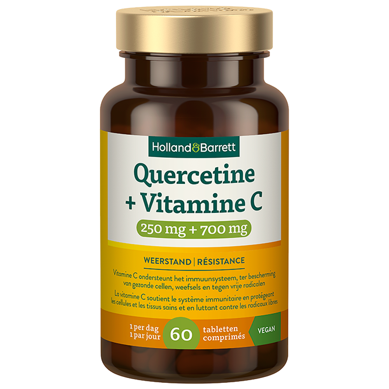 Holland & Barrett Quercetine + Vitamine C 250mg + 700mg - 60 tabletten