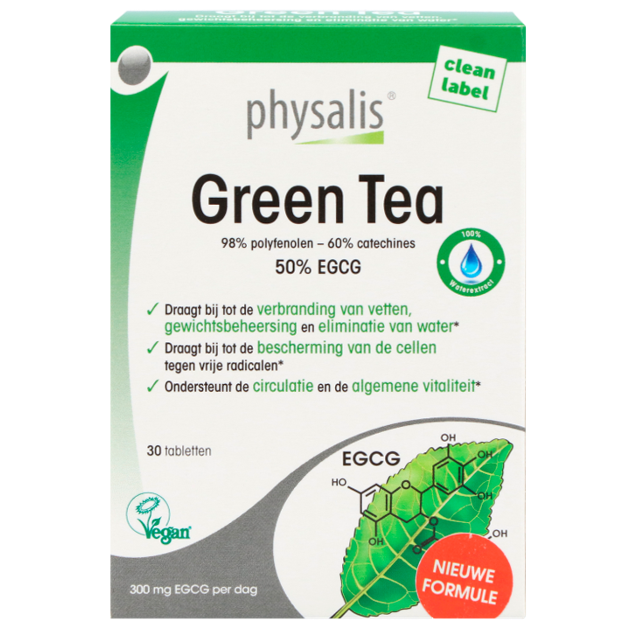 Physalis Green Tea - 30 tabletten
