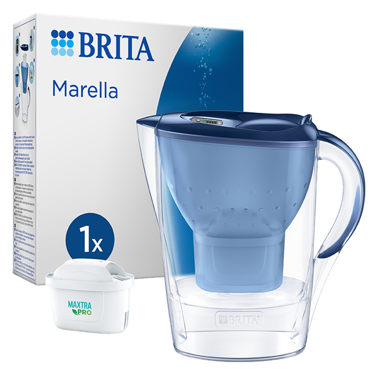 BRITA Waterfilterkan Marella Blauw - 2,4L - Incl. Maxtra Pro waterfilter