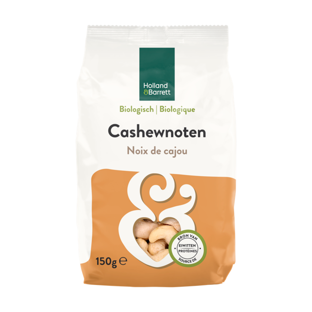 Holland & Barrett Biologische Ongebrande Cashewnoten - 150g