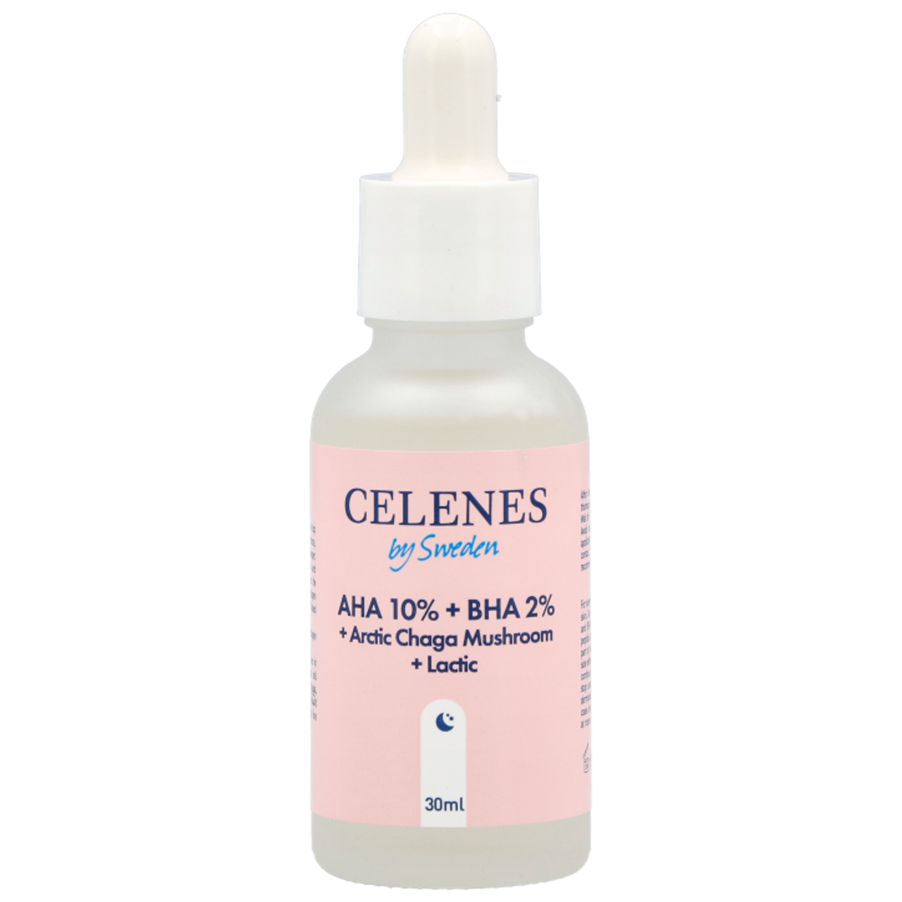 Celenes AHA 10% + BHA 2% + Lactic + Arctic Chaga Mushroom Peeling - 30ml