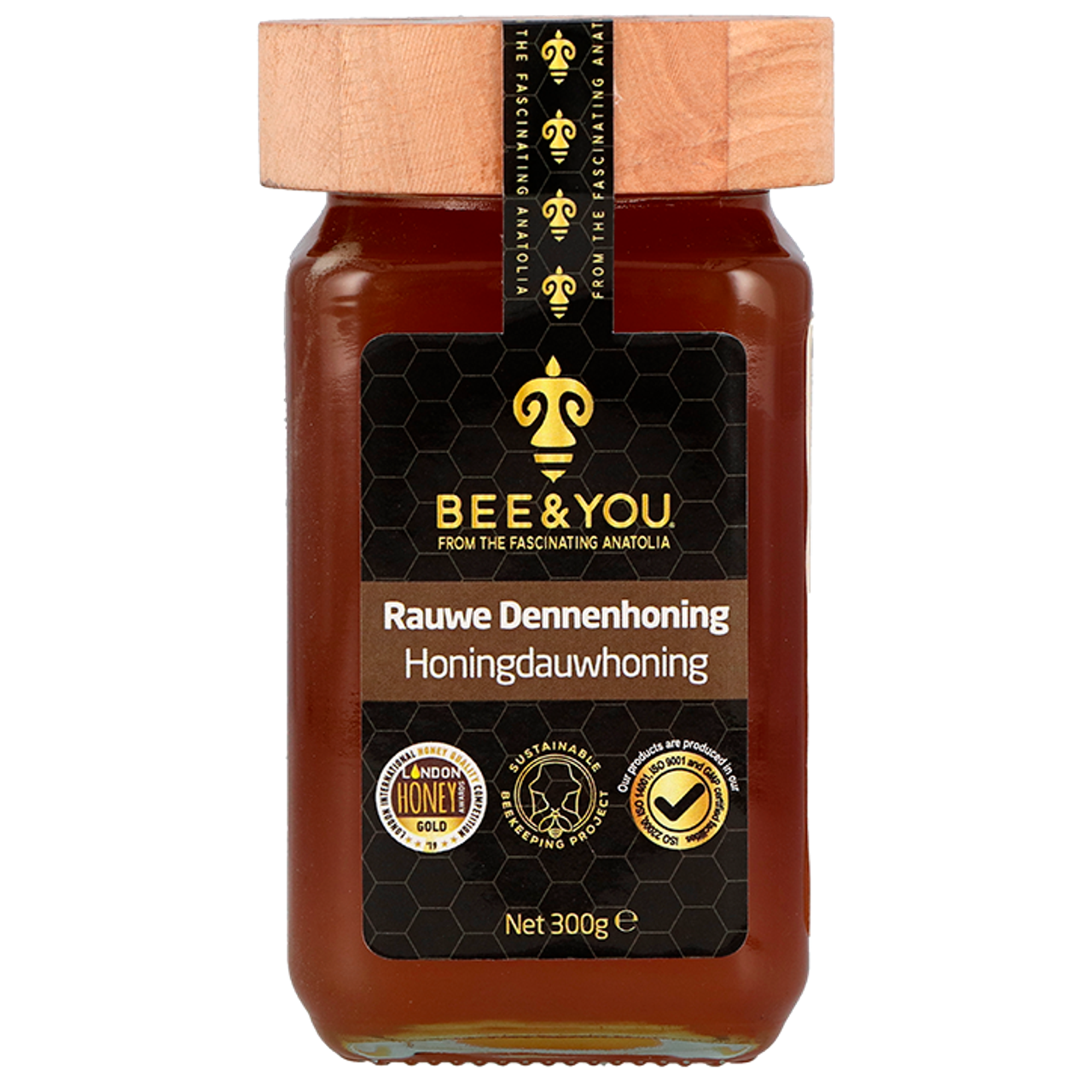BEE&YOU Rauwe Dennenhoning - 300g