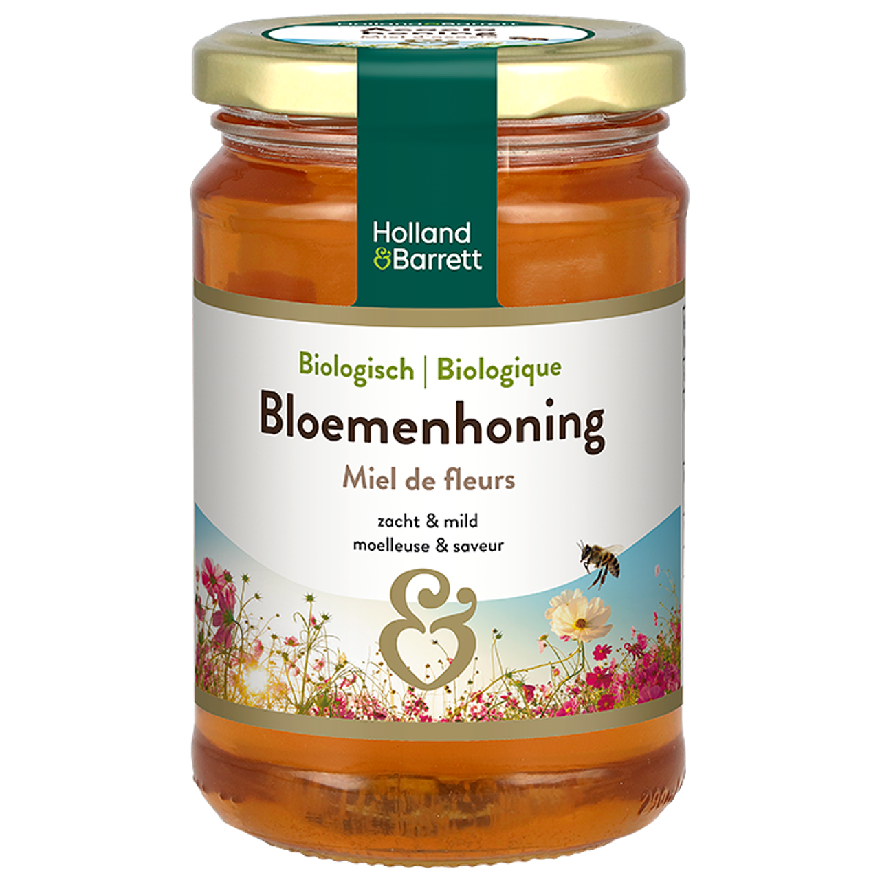 Holland & Barrett Biologische Bloemenhoning Vloeibaar - 350g