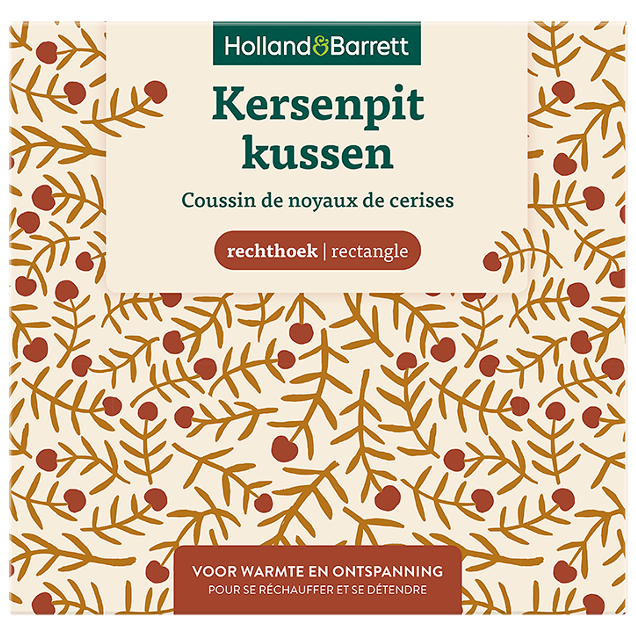 Holland & Barrett Kersenpitkussen Langwerpig - 17 x 36cm
