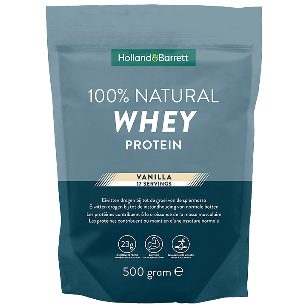 Holland & Barrett 100% Natural Whey Protein Vanilla - 500g