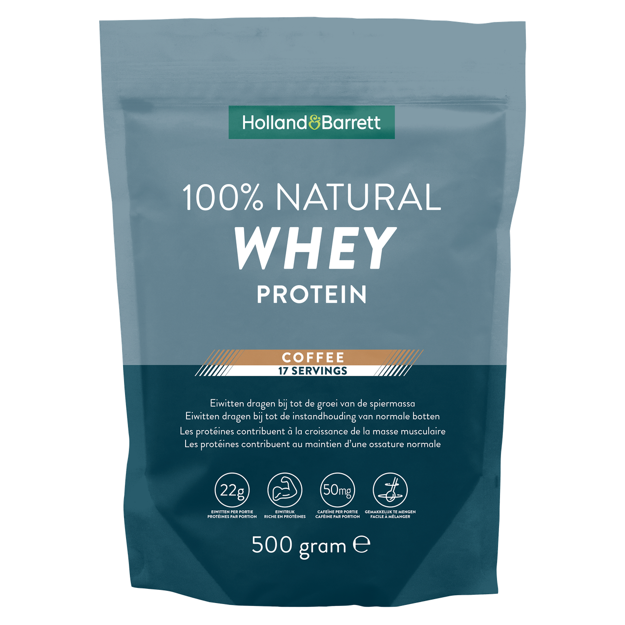 Holland & Barrett 100% Natural Whey Protein Coffee - 500g