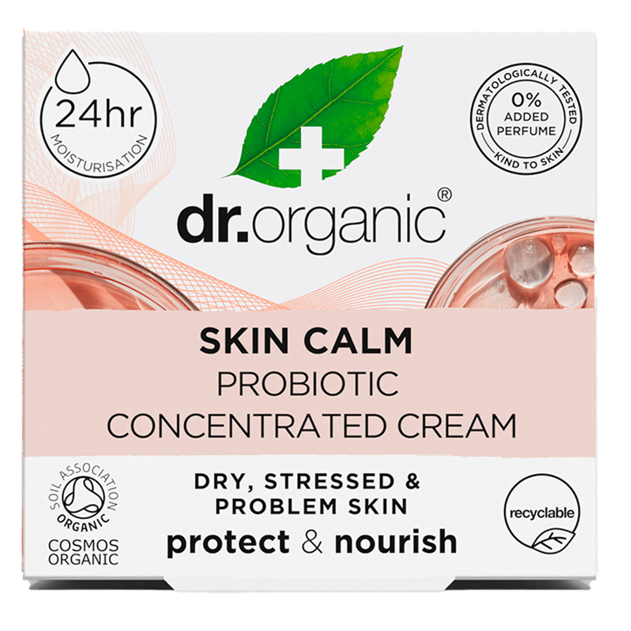 Dr. Organic Skin Calm Probiotica Geconcentreerde Crème - 50ml