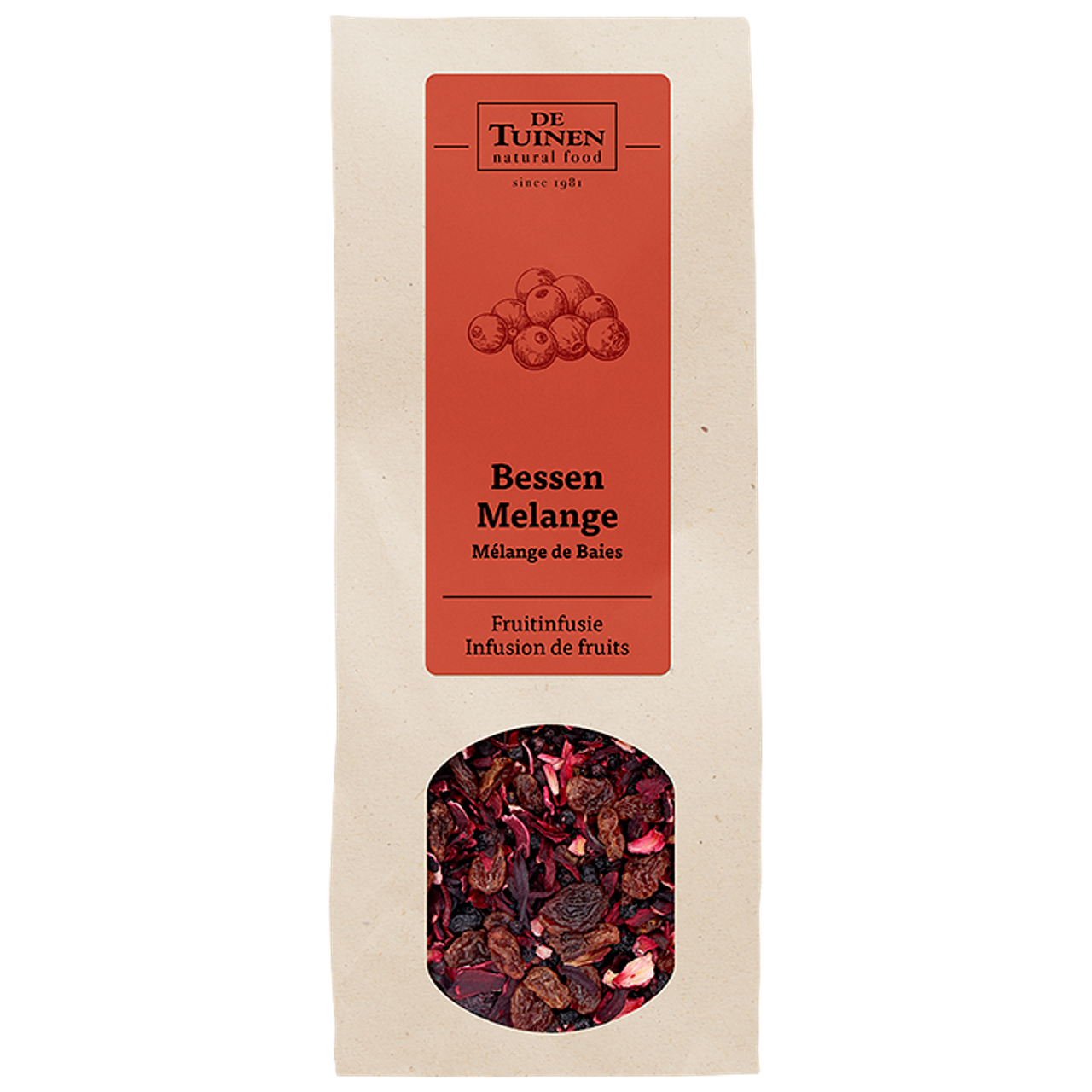 De Tuinen Fruitinfusie Bessen Melange - 100g