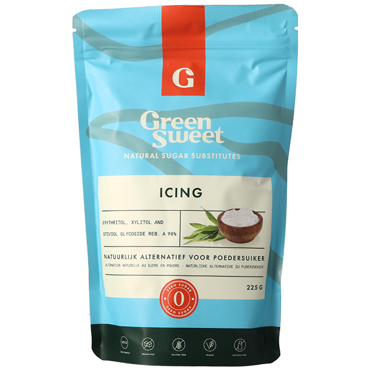 Green Sweet Icing Poedersuiker - 225g
