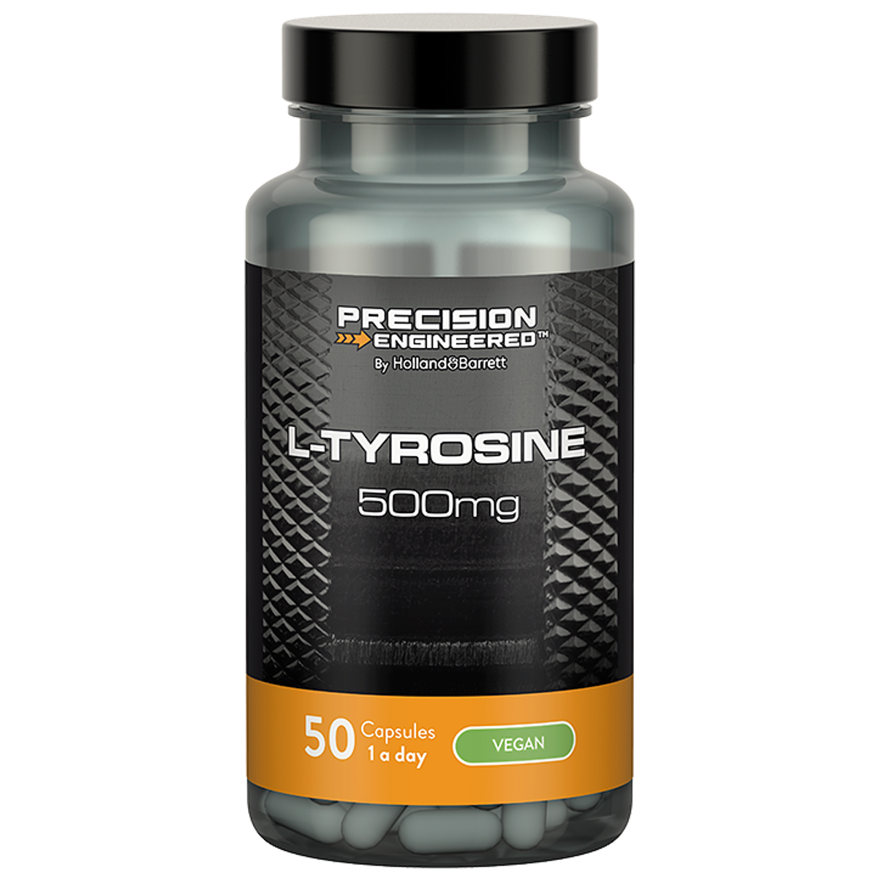 Precision Engineered L-Tyrosine 500mg - 50 capsules