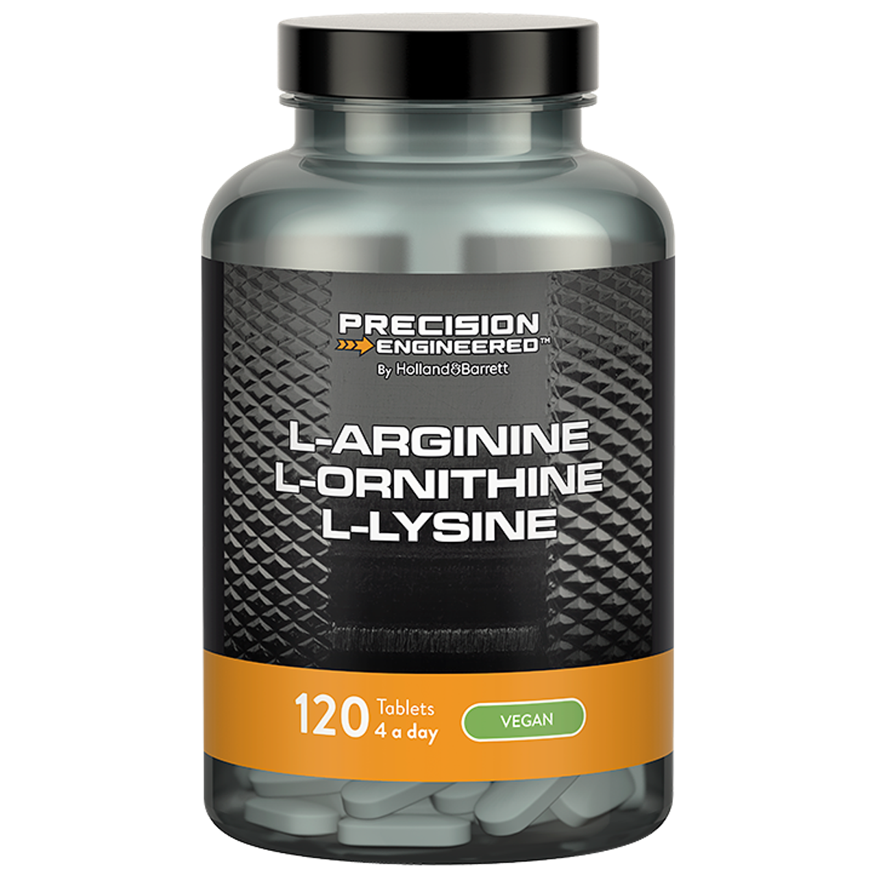Precision Engineered L-Arginine, L-Ornithine & L-Lysine - 120 tabletten
